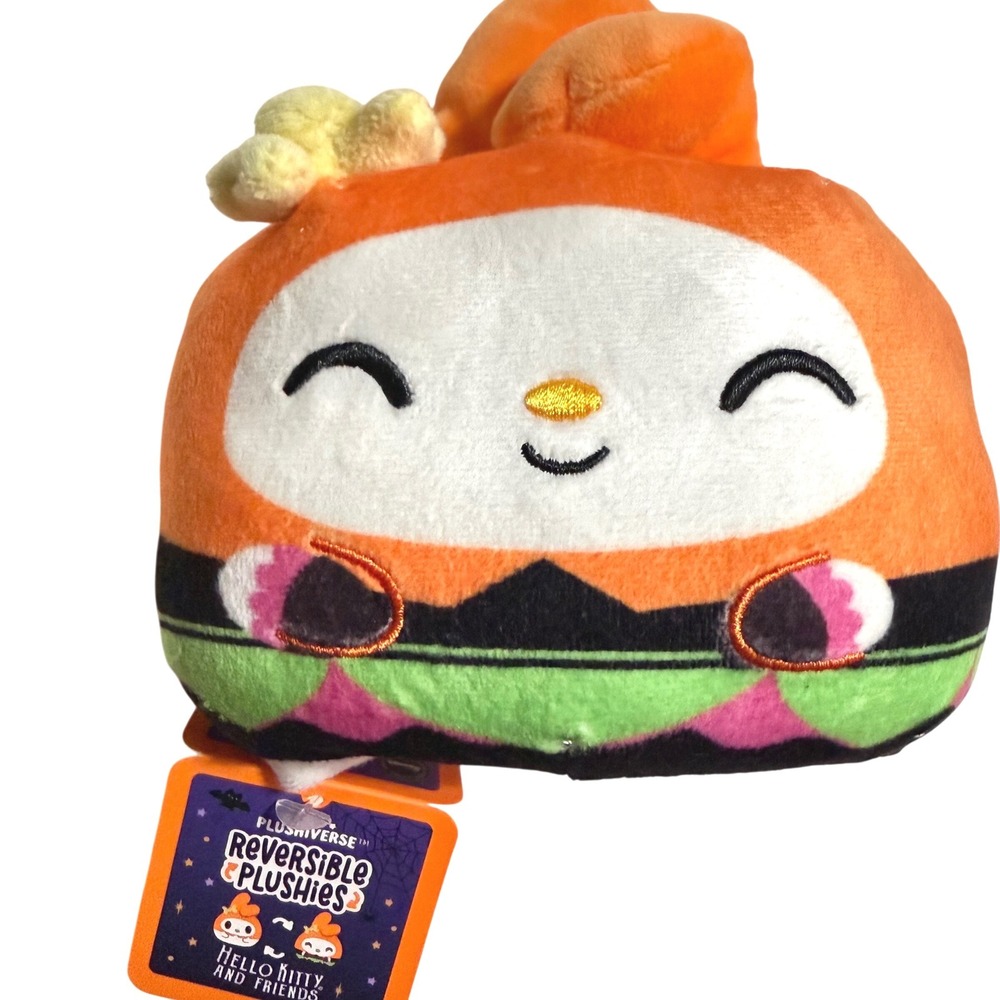 Sanrio My Melody Reversible Plushie Halloween Witch TeeTurtle Plushiverse 6in